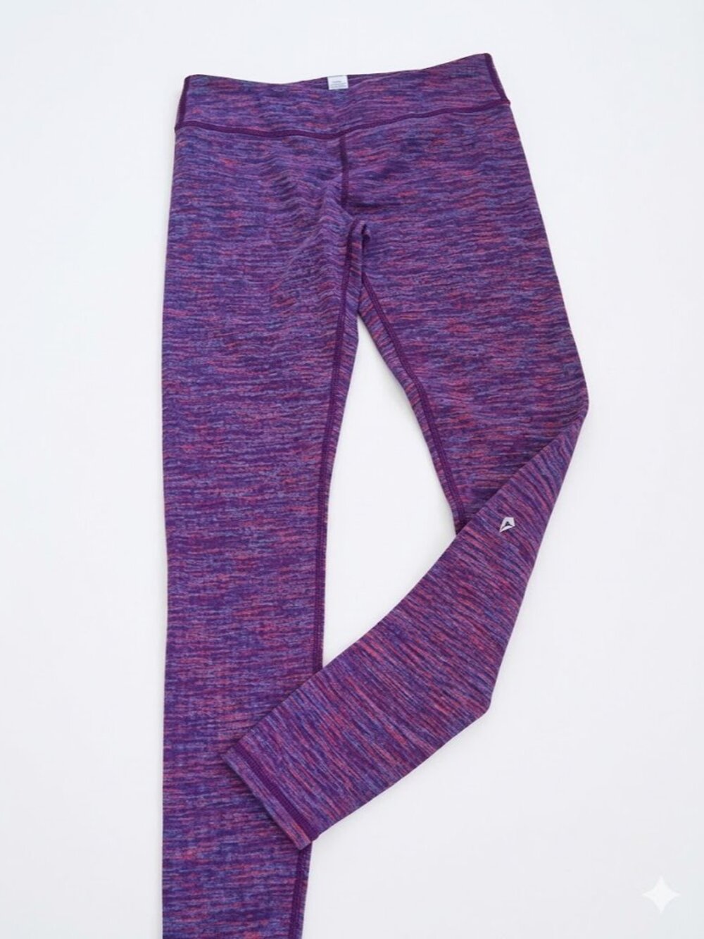Ivivva Girl by Lululemon 🍋Full Length Purple Heathered Active Leggings size 14
